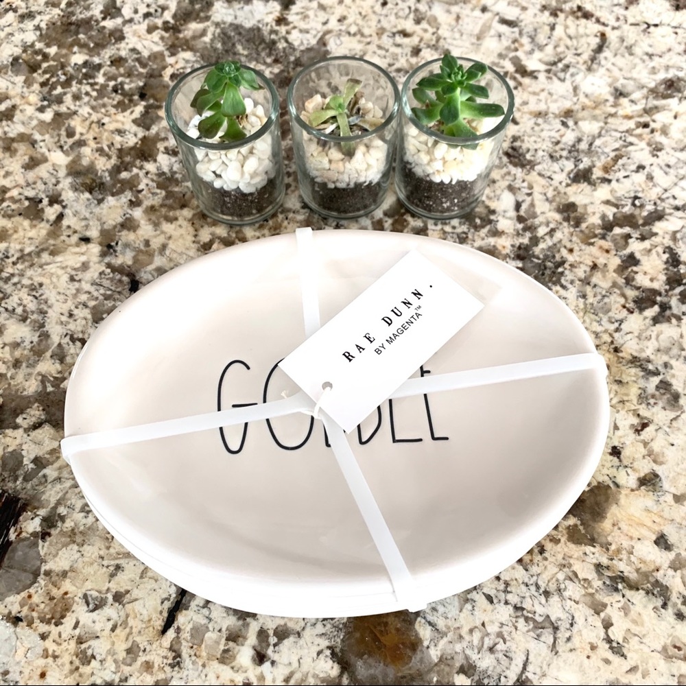 Rae Dunn Gobble Appetizer Plates - Set of 4, 8”